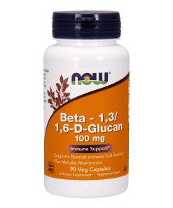 Beta - 1,3/1,6-D-Glucan, 100mg - 90 vcaps