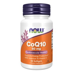 CoQ10 with Selenium & Vitamin E, 50mg - 50 softgels