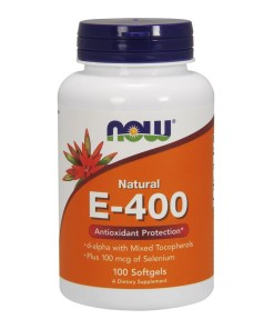 Vitamin E-400 IU with Selenium - 100 softgels