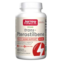 Jarrow Formulas trans-Pterostilbene, 50mg - 60 vcaps