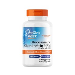 Doctor's Best Glucosamine Chondroitin MSM + Hyaluronic Acid - 150 vcaps
