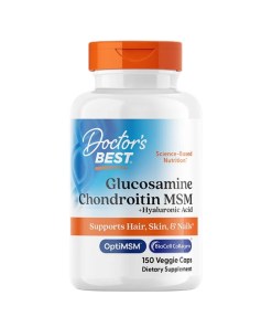 Glucosamine Chondroitin MSM + Hyaluronic Acid - 150 vcaps