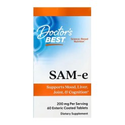 Doctor's Best SAM-e, 200mg - 60 tablets