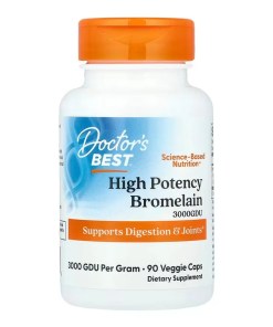 High Potency Bromelain, 3000 GDU - 90 vcaps