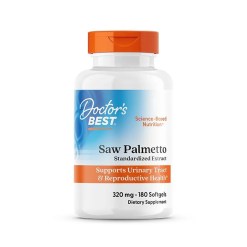 Doctor's Best Saw Palmetto Standardized Extract, 320mg - 180 softgels