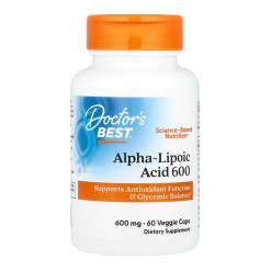 Doctor's Best Alpha-Lipoic Acid, 600mg - 60 vcaps