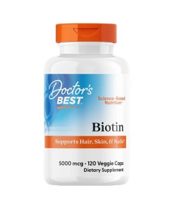 Biotin, 5000mcg - 120 vcaps