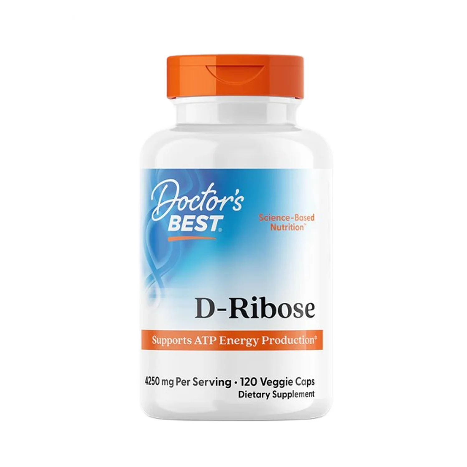 Doctor's Best D-Ribose, 4250mg - 120 vcaps