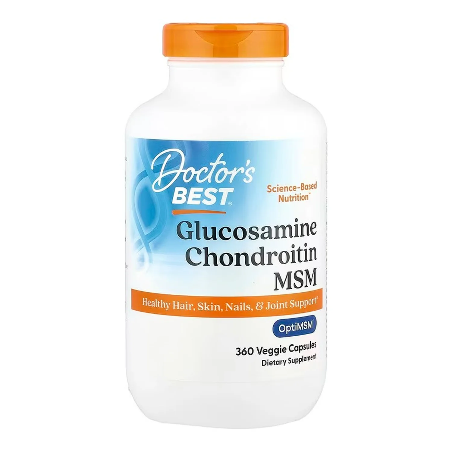 Doctor's Best Glucosamine Chondroitin MSM with OptiMSM - 360 caps