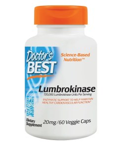 Lumbrokinase, 20mg - 60 vcaps