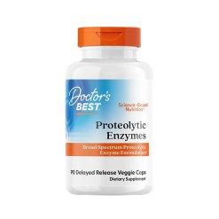 Doctor's Best Proteolytic Enzymes - 90 vcaps