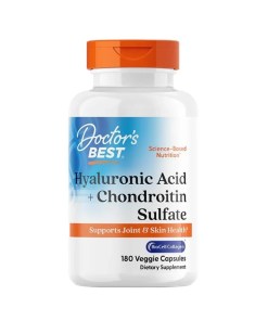 Hyaluronic Acid + Chondroitin Sulfate with BioCell Collagen - 180 caps