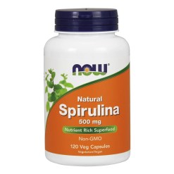 Spirulina - Natural, 500mg - 120 vcaps
