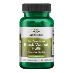 Swanson Full Spectrum Black Walnut Hulls, 500mg - 60 caps