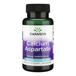 Swanson Calcium Aspartate, 200mg Elemental Calcium - 60 caps