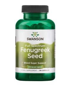 Fenugreek Seed, 610mg - 90 caps