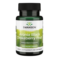 Swanson Aronia Black Chokeberry Fruit, 400mg - 60 caps