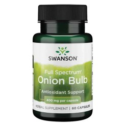 Swanson Full Spectrum Onion Bulb, 400mg - 60 caps