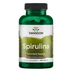 Spirulina, 500mg - 180 tablets