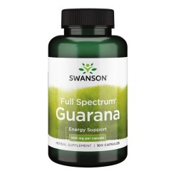 Swanson Full Spectrum Guarana, 500mg - 100 caps