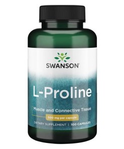 L-Proline, 500mg - 100 caps