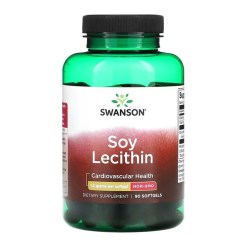 Swanson Soy Lecithin, 1200mg - 90 softgels