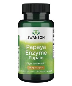 Papaya Enzyme Papain, 100mg - 90 vcaps