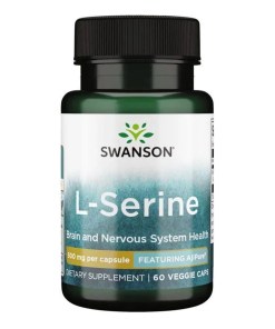 L-Serine, 500mg - 60 vcaps