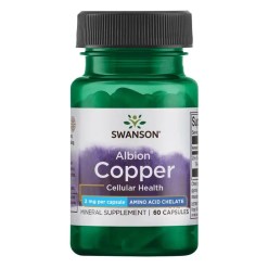 Swanson Albion Copper, 2mg - 60 caps