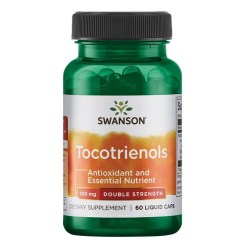 Swanson Tocotrienols, 100mg Double Strength - 60 liquid caps