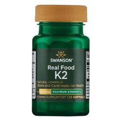 Swanson Vitamin K-2 - Natural, 200mcg - 30 softgels