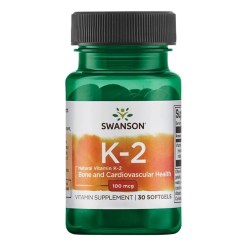 Swanson Vitamin K-2 - Natural, 100mcg - 30 softgels