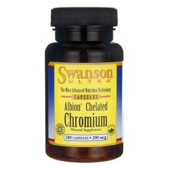 Swanson Albion Chelated Chromium, 200mcg - 180 caps