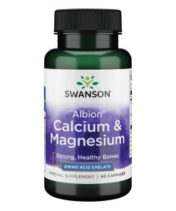Albion Calcium & Magnesium - 60 caps