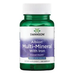 Albion Multi-Mineral with Iron - 120 caps