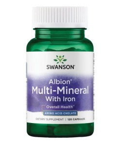 Albion Multi-Mineral with Iron - 120 caps