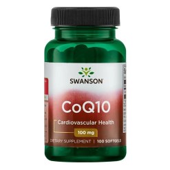 Swanson CoQ10, 100mg - 100 softgels