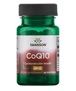 CoQ10, 100mg - 50 softgels