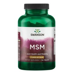 Swanson MSM, 1500mg - 120 tablets