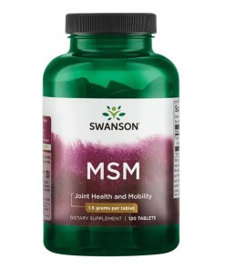 MSM, 1500mg - 120 tablets
