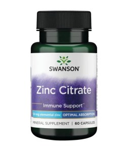 Zinc Citrate, 50mg - 60 caps