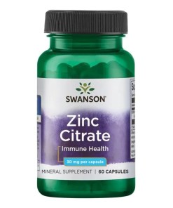 Zinc Citrate, 30mg - 60 caps