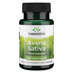 Swanson Avena Sativa, 400mg - 60 caps