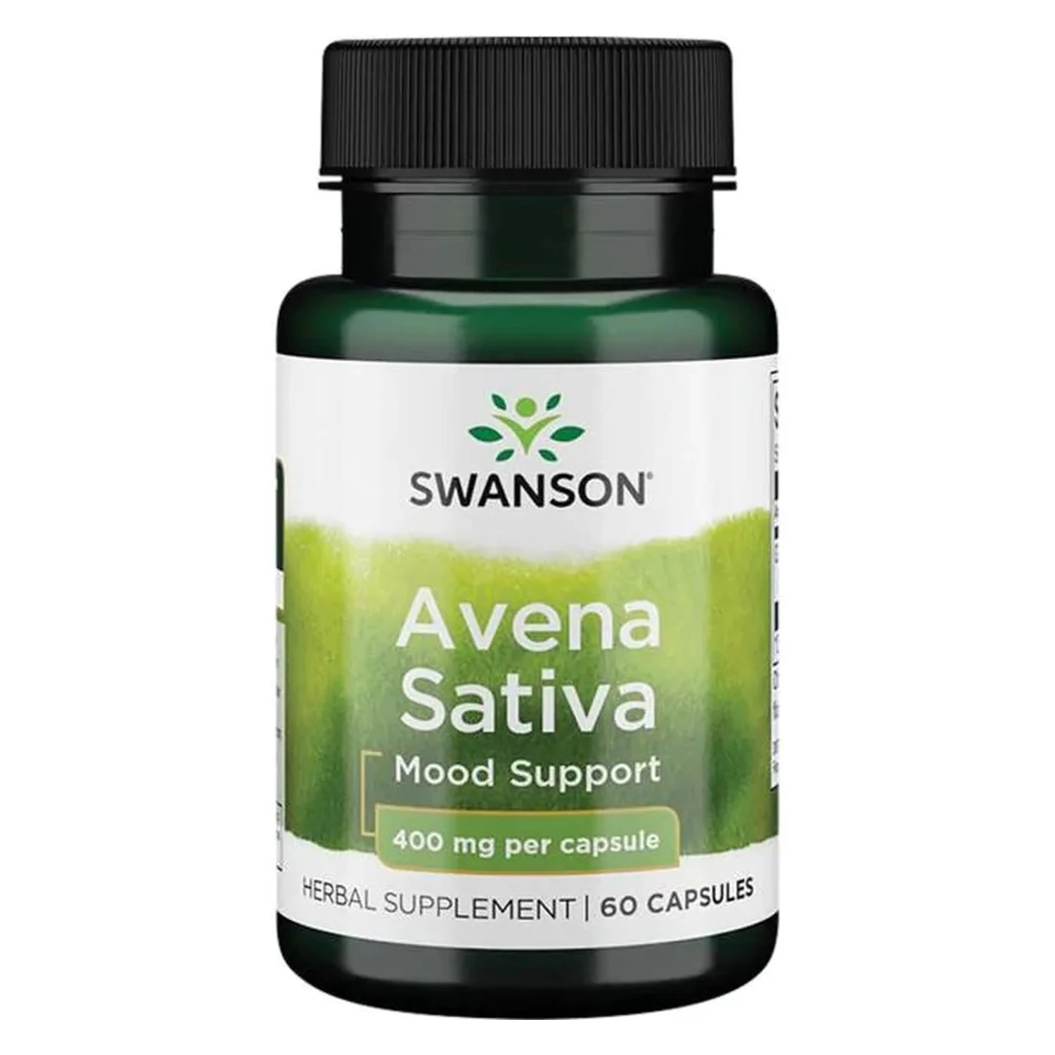 Swanson Avena Sativa, 400mg - 60 caps
