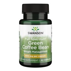 Swanson Full Spectrum Green Coffee Bean, 400mg - 60 caps