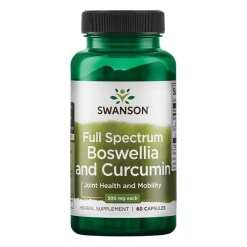 Swanson Full Spectrum Boswellia and Curcumin, 300mg - 60 caps