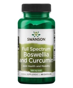 Full Spectrum Boswellia and Curcumin, 300mg - 60 caps