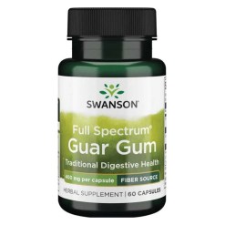 Swanson Full Spectrum Guar Gum, 400mg - 60 caps