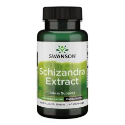 Swanson Schizandra Extract, 500mg - 60 caps