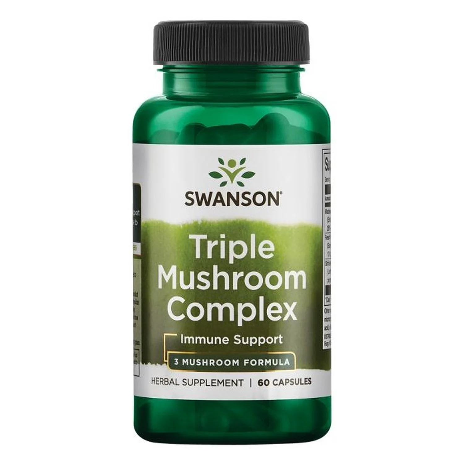 Swanson Triple Mushroom Standardized Complex - 60 caps
